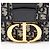 Borsa a tracolla Dior Oblique 30 Montaigne Box Blu - vista 9