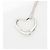 Collana Elsa Peretti in argento sterling con cuore aperto 22mm di Tiffany & Co. Metallico - vista 6