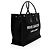 Bolso tote Rive Gauche grande de lona y piel de becerro Saint Laurent Negro - vista 2