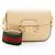Mini borsa a tracolla Gucci Leather Horsebit 1955 Marrone Beige