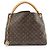 Borsa a Spalla Louis Vuitton Monogram Canvas Artsy MM Marrone