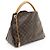 Borsa a Spalla Louis Vuitton Monogram Canvas Artsy MM Marrone - vista 2
