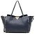 Valentino Garavani Bolso Tote Rockstud de cuero Valentino Medium Azul