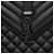 Borsa a Spalla Large Mixed Matelasse Grain de Poudre Monogram Saint Laurent Nero - vista 10
