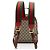 Piccolo zaino Gucci GG Supreme con ricami di cuori e rose - vista 3