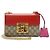 Sac à bandoulière en tissu Gucci Padlock Marron Beige