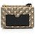 Piccola borsa a tracolla Gucci GG Supreme Bee Padlock Marrone Beige - vista 3