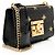 Padlock Gucci Mini-Schultertasche aus Leder mit Bienen- und Stern-Schloss Schwarz - Ansicht 2
