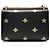 Padlock Gucci Mini-Schultertasche aus Leder mit Bienen- und Stern-Schloss Schwarz - Ansicht 3