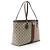 Tote Large Shopping Ophidia GG Supreme Gucci Marrone Beige - vista 2