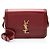 Bolso de hombro Saint Laurent Monogram Solferino Medium en piel de becerro Roja