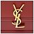 Bolso de hombro Saint Laurent Monogram Solferino Medium en piel de becerro Roja - vista 10