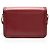 Bolso de hombro Saint Laurent Monogram Solferino Medium en piel de becerro Roja - vista 3