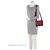 Bolso de hombro Saint Laurent Monogram Solferino Medium en piel de becerro Roja - vista 5