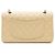 Gabrielle Borsa Chanel Classic Double Flap Medium in pelle Caviar Marrone Beige - vista 3