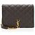 Borsa a tracolla Becky piccola in pelle trapuntata con monogramma a diamante Saint Laurent