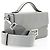 Borsa Fendi FF Shadow Vitello Soft Trunk Baguette Grigio - vista 2