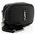 Mini borsa a tracolla Saint Laurent Matelasse Grain de Poudre Monogram Lou Nero - vista 2