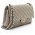 Gabrielle Borsa Chanel Classic Jumbo Double Flap in pelle caviar opaca Grigio - vista 2