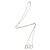 Collana Tiffany & Co. Triple Open Heart in argento sterling Metallico