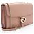 Borsa a tracolla Gucci in pelle di vitello granulata Interlocking G Medium Rosa - vista 2