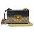 Borsa a tracolla in tessuto Gucci Padlock Marrone Beige