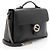 Borsa a mano e a spalla media in pelle di vitello con Interlocking G Gucci Nero - vista 2