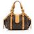 Louis Vuitton Vintage Limited Edition Monogram Canvas Theda GM Satchel Marrone - vista 3