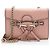 Borsa a tracolla mini Emily in pelle Microguccissima Gucci Rosa