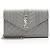 Cartera con cadena Monogram Matelassé Grain de Poudre Mixta Saint Laurent Gris