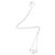 Collana Elsa Peretti in argento sterling a doppio loop Tiffany & Co. Metallico