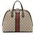 Borsa Gucci GG Supreme Ophidia Dome Medium Marrone Beige - vista 3
