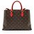 Louis Vuitton Monogram Canvas Flower Tote Braun - Ansicht 3