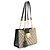 Tote Small Gucci GG Supreme Bees Padlock Marrone Beige - vista 2