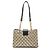 Tote Small Gucci GG Supreme Bees Padlock Marrone Beige - vista 3