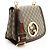 Borsa a Spalla Gucci GG Supreme Blondie Medium Marrone Beige - vista 2