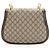 Borsa a Spalla Gucci GG Supreme Blondie Medium Marrone Beige - vista 3