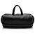 Borsa duffle Saint Laurent in agnello con logo Nero