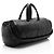 Borsa duffle Saint Laurent in agnello con logo Nero - vista 2