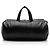 Borsa duffle Saint Laurent in agnello con logo Nero - vista 3
