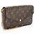 Louis Vuitton Monogram Canvas Felicie Pochette Marrone - vista 2