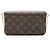 Louis Vuitton Monogram Canvas Felicie Pochette Marrone - vista 3