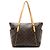 Tote Louis Vuitton Monogram Canvas Totally MM Marrone - vista 3