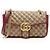 Gucci Matelasse GG Canvas GG Marmont Medium Flap Bag Tasche Braun Beige