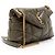 Borsa a tracolla LouLou Small in agnello con monogramma Saint Laurent Verde - vista 2