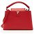 Borsa Louis Vuitton Taurillon Capucines PM Rosso