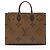Onthego GM Tote aus Giant Monogram Canvas Louis Vuitton Braun - Ansicht 3