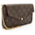Louis Vuitton Monogram Canvas Felicie Pochette Marrone - vista 2