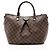 Louis Vuitton Damier Ebene Siena MM Satchel Brown - view 3