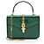 Gucci Sylvie 1969 Mini Top Handle aus Lackleder Grün